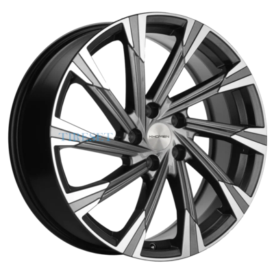 Khomen Wheels 7,5x19/5x114,3 ET48 D67,1 KHW1901 (Tucson) Gray-FP