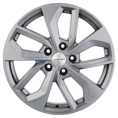 Khomen Wheels 7x17/5x112 ET40 D57,1 KHW1703 (Tiguan) G-Silver