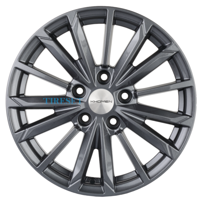 Диски Khomen Wheels 6,5x16/5x114,3 ET45 D67,1 KHW1611 (Mazda 3) Gray на tireset.ru