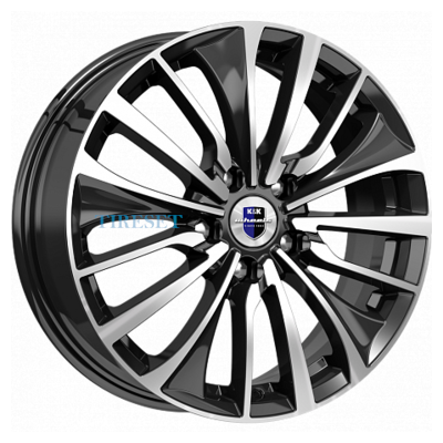 KиK 6,5x17/4x100 ET43 D60,1 Flanker (КС905) Алмаз черный