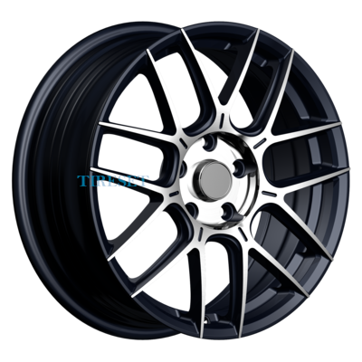 INCH 7x17/5x105 ET38 D56,6 FA8541 Gloss Black Machined Face (ZJH) FlowForming
