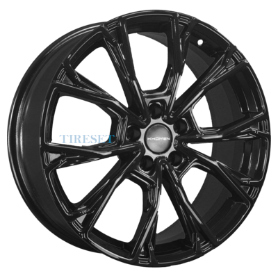 Диски Khomen Wheels 7,5x19/5x108 ET47 D60,1 KHW1907 (Chery Tiggo 8/8 Pro) Black на tireset.ru