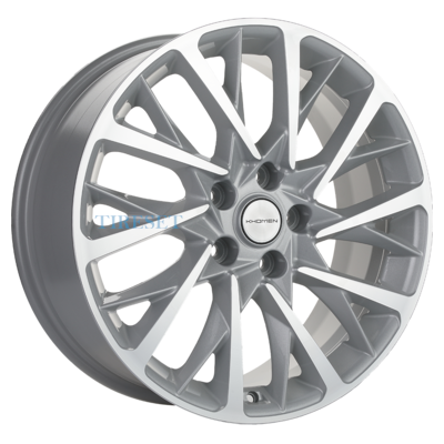 Khomen Wheels 7,5x18/5x112 ET43 D57,1 KHW1804 (Kodiaq/Tiguan) F-Silver-FP