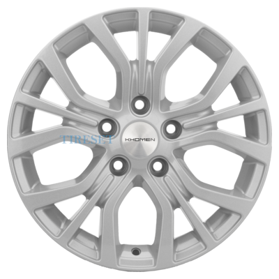 Диски Khomen Wheels 6,5x16/5x114,3 ET43 D67,1 KHW1608 (Huyndai/Kia) F-Silver на tireset.ru