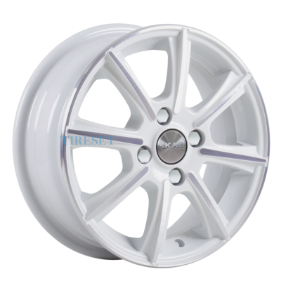 Скад 5,5x14/4x98 ET38 D58,6 Монако Алмаз белый