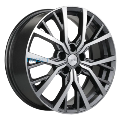 Khomen Wheels 7x18/5x114,3 ET45 D60,1 KHW1806 (Changan/Geely/Lexus/Suzuki/Toyota) Gray-FP