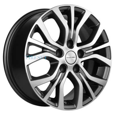 Диски Khomen Wheels 6,5x16/5x114,3 ET43 D67,1 KHW1608 (Huyndai/Kia) Gray-FP на tireset.ru
