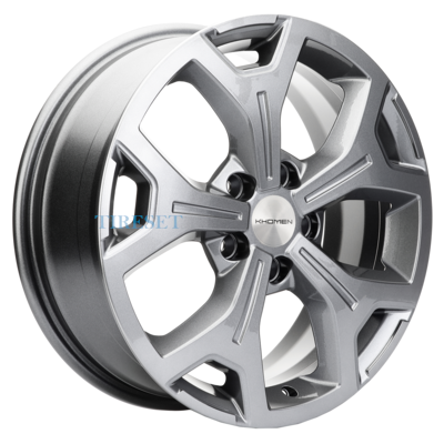 Диски Khomen Wheels 7x17/5x114,3 ET37 D66,5 KHW1710 (Jolion) Gray на tireset.ru