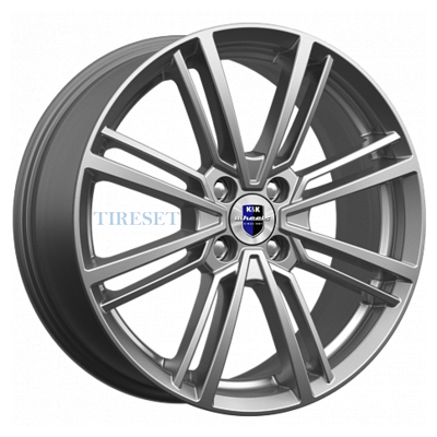 KиK 7x17/5x114,3 ET50 D67,1 Эрфурт (КС898) Дарк платинум