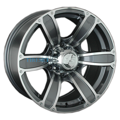 Диски LS 8x17/6x139,7 ET10 D110,5 766 GMF (конус, Колпак+лого) на tireset.ru