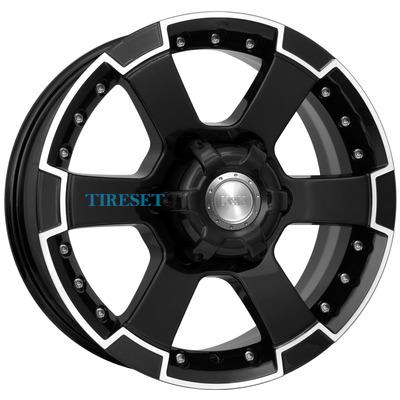 KиK 7x16/6x139,7 ET38 D92,5 M56 (КС593) Алмаз черный