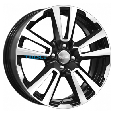 KиK 6,5x17/4x100 ET43 D60,1 КС874 Алмаз черный