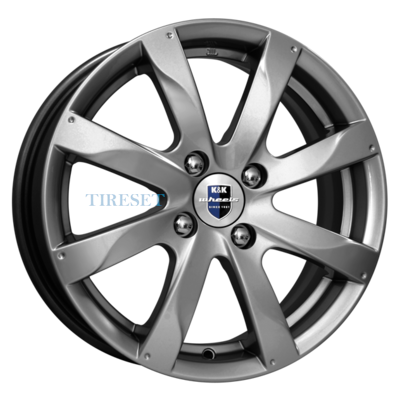 KиK 6x15/4x100 ET40 D60,1 Джемини-оригинал (КС617) Дарк платинум