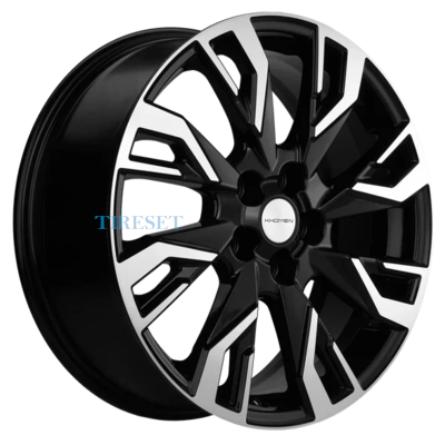 Khomen Wheels 7x18/5x114,3 ET40 D64,1 KHW1809 (Haval F7/F7x) Black-FP