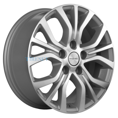 Khomen Wheels 6,5x16/5x108 ET45 D60,1 KHW1608 (Chery Tiggo 3/Tiggo 3 Pro) F-Silver-FP