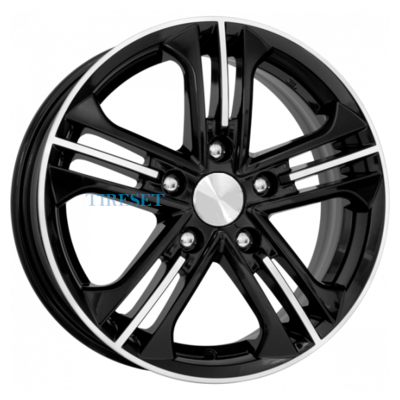 KиK 6x15/5x100 ET43 D57,1 Trinity-оригинал (КС615) Алмаз черный