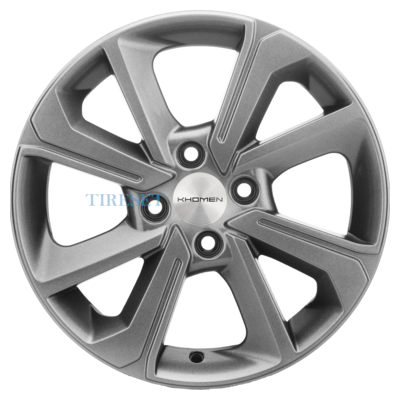 Khomen Wheels 6x15/4x100 ET48 D54,1 KHW1501 (Rio/Solaris) G-Silver