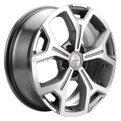 Khomen Wheels 6,5x17/5x114,3 ET40 D64,1 KHW1710 (Haval F7/F7x) Gray-FP