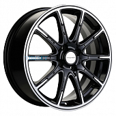 Khomen Wheels 6,5x17/4x100 ET43 D60,1 KHW1707 (Lada Vesta Cross) Black-FP