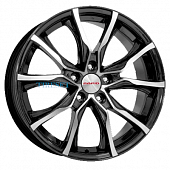 KиK 7,5x17/5x115 ET44 D70,2 Твист (КС697) Алмаз черный
