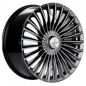 Khomen Wheels 9,5x20/5x112 ET38 D66,6 KHW2008 (Mercedes Rear) Dark Chrome