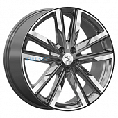 Premium Series 8x20/5x112 ET41 D57,1 КР014 (Tiguan) Diamond Gloss Graphite
