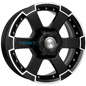 KиK 7x16/6x139,7 ET30 D106,1 M56 (КС593) Алмаз черный
