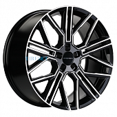 Khomen Wheels 9,5x21/5x120 ET45,5 D62,5 KHW2101 (Li 7/9) Black-FP