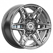 KиK 8x17/6x139,7 ET25 D77,9 Блэкберн (КС1129) Дарк платинум