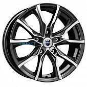 KиK 7,5x17/5x120 ET43 D72,6 Твист (КС697) Алмаз черный