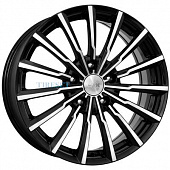 KиK 7x17/5x100 ET48 D56,1 Акцент (КС562) Алмаз черный