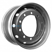 Asterro 11,75x22,5/10x335 ET120 D281 M22 Silver (2244L) Прицеп (диск. тормоз). Передняя ось 5500 кг. Самосва