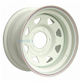 Off-Road Wheels 7x15/5x139,7 ET0 D110 УАЗ белый (треуг. мелкий)