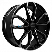 Khomen Wheels 7x18/5x112 ET43 D57,1 KHW1816 (Kodiaq/Tiguan/Audi Q3) Black-FP