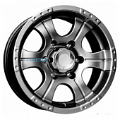 KиK 8x16/5x139,7 ET-15 D110,1 Байконур Джип-рейд (КС465) Дарк платинум