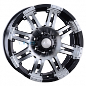 LS 9x18/6x139,7 ET25 D106,1 954 BKF (конус, Колпак+лого)