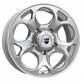 KиK 7x16/5x139,7 ET35 D108,5 Линкс (КС1057) Сильвер