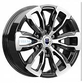KиK 7,5x18/6x139,7 ET42 D75,1 Меконг (КС959) Алмаз черный