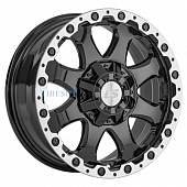 LS 8x17/5x150 ET45 D110,1 1375 BKL (конус, Колпак+лого)