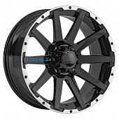 LS 9x20/6x139,7 ET20 D100,1 1302 BKL (конус, Колпак+лого)