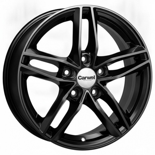 Диски Carwel Тау 131(107) 6,5x16 5/100 ET38 d-57,1 BK (Арт.143390) на tireset.ru