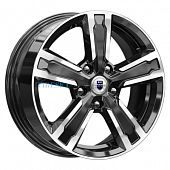 KиK 6,5x16/5x105 ET38 D56,6 Оклахома (КС998) Алмаз черный
