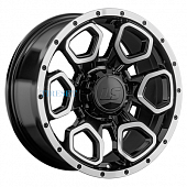 LS 9x18/5x150 ET30 D110,1 1345 BKF (конус, Колпак+лого)