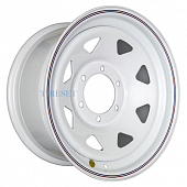 Off-Road Wheels 8x16/6x139,7 ET10 D110 Тойота Ниссан белый (треуг. мелкий)