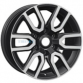 Khomen Wheels 8x17/6x139,7 ET30 D106,1 KHW1723 (JAC T6 Pickup) Black-FP