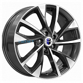 KиK 7x17/5x105 ET38 D56,6 Роквуд (КС900) Алмаз черный