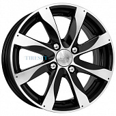 KиK 6x15/4x108 ET50 D63,35 Джемини (КС617) Алмаз черный КС617