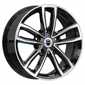 KиK 6,5x17/5x112 ET43 D66,6 Каланг (КС1086) Алмаз черный