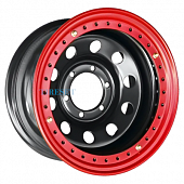 Off-Road Wheels 8x17/6x139,7 ET30 D110 Тойота Ниссан черный (треуг. мелкий)