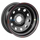 Off-Road Wheels 8x18/5x127 ET30 D75 Jeep черный (треугольник мелкий)
